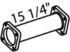 DINEX 44616 Exhaust Pipe